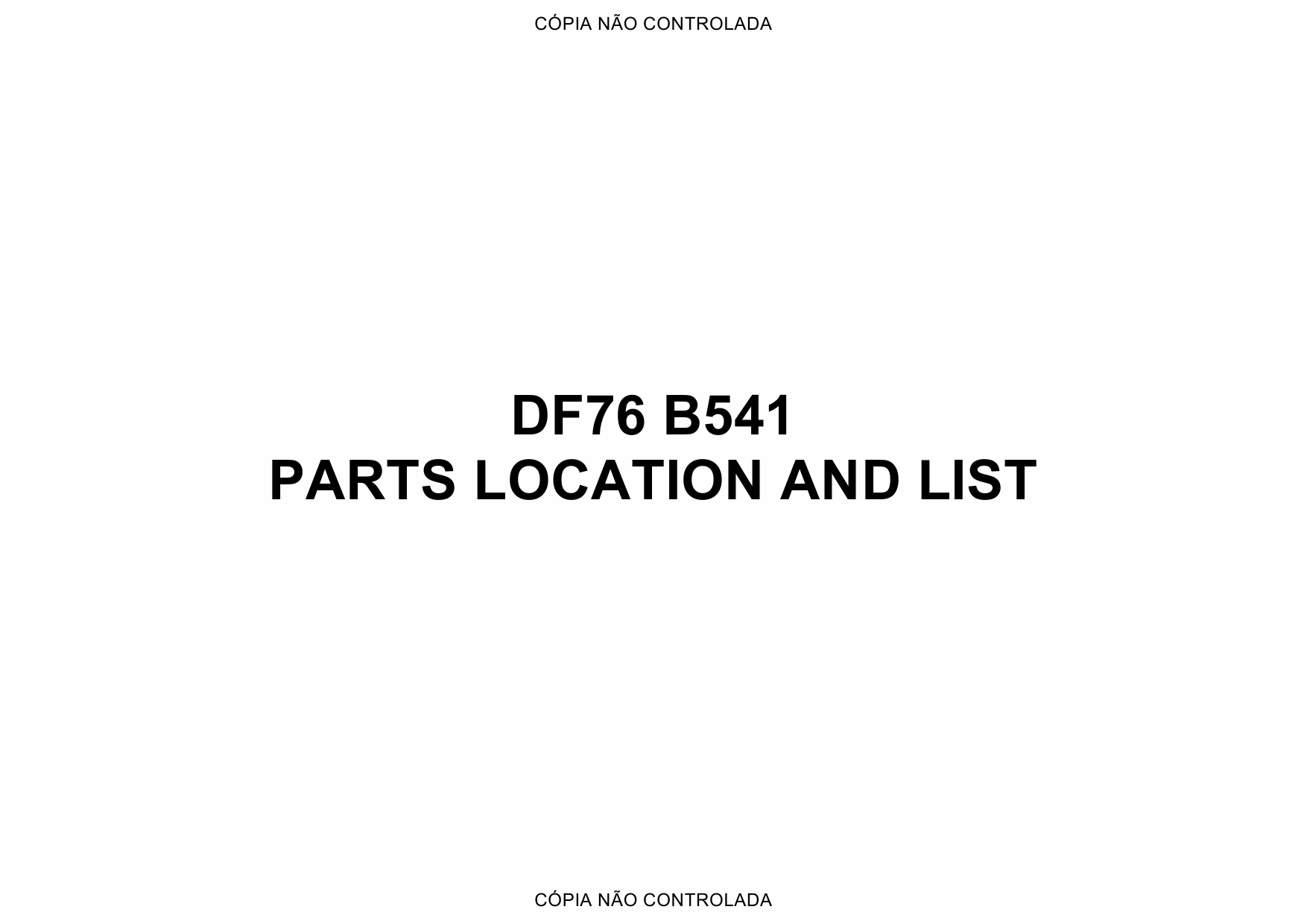 RICOH Options DF76 B541 Parts Catalog PDF download-1